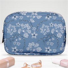 Folk Flowers Art Pattern  Make Up Pouch (small) by Eskimos