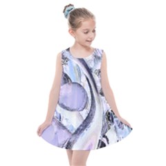 Landslide Baby Blue Kids  Summer Dress by MRNStudios