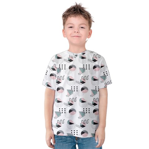 Geometry Colors Kids  Cotton Tee by Sparkle