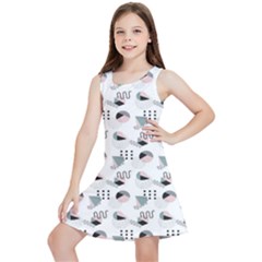 Geometry Colors Kids  Lightweight Sleeveless Dress by Sparkle