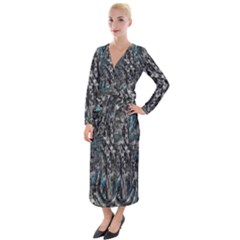 Deus Ex Machina Velvet Maxi Wrap Dress by MRNStudios