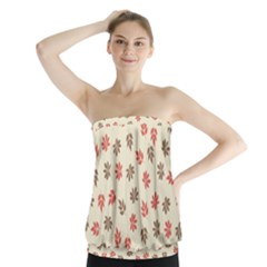 Ashleaf Maple Strapless Top by tmsartbazaar