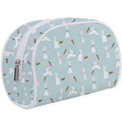 Funny And Funny Hares  And Rabbits In The Meadow Make Up Case (large) by SychEva