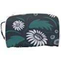 Folk flowers pattern Toiletries Pouch View3