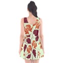 Folk flowers pattern Scoop Neck Skater Dress View2