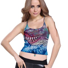 Wth Shark Spaghetti Strap Bra Top by SomethingForEveryone