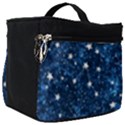 Dark Blue Stars Make Up Travel Bag (Big) View1