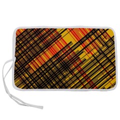 Root Humanity Orange Yellow And Black Pen Storage Case (l) by WetdryvacsLair