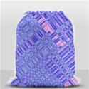 Root Humanity Barcode Purple Pink and Galuboi Drawstring Bag (Small) View1