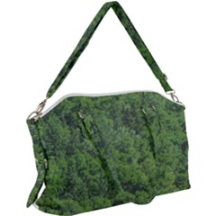 Leafy Forest Landscape Photo Canvas Crossbody Bag by dflcprintsclothing