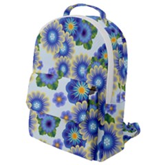 Flower Bomb 7 Flap Pocket Backpack (small) by PatternFactory