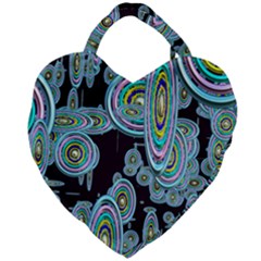 Concentric Circles A Giant Heart Shaped Tote by PatternFactory