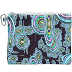 Concentric Circles A Canvas Cosmetic Bag (xxxl) by PatternFactory