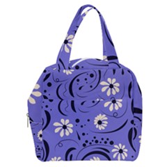 Folk Flowers Pattern  Boxy Hand Bag by Eskimos