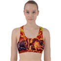 Fire-burn-charcoal-flame-heat-hot Back Weave Sports Bra View1