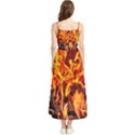 Fire-burn-charcoal-flame-heat-hot Boho Sleeveless Summer Dress View2