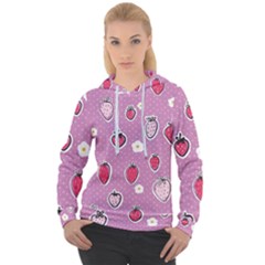 Juicy Strawberries Women s Overhead Hoodie