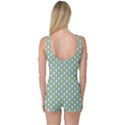 Soft Pattern Aqua One Piece Boyleg Swimsuit View2