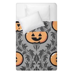 Pumpkin Pattern Duvet Cover Double Side (single Size) by NerdySparkleGoth