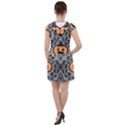 Pumpkin Pattern Drawstring Hooded Dress View2