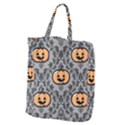 Pumpkin Pattern Giant Grocery Tote View2