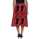 Cat Pattern Perfect Length Midi Skirt View2