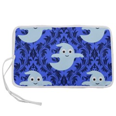 Ghost Pattern Pen Storage Case (l) by NerdySparkleGoth