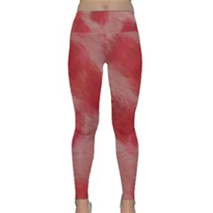 Strawberries Lightweight Velour Classic Yoga Leggings by kiernankallan