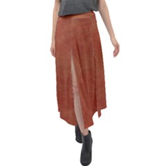 Toffee Velour Split Maxi Skirt by kiernankallan