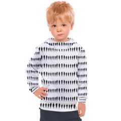 Athletic Running Graphic Silhouette Pattern Kids  Hooded Pullover by dflcprintsclothing