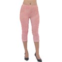 Peaches and Cream Lightweight Velour Capri Leggings  View1