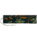 Folk flowers pattern Floral surface Roll Up Canvas Pencil Holder (L) View1