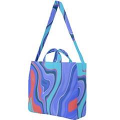 Water Square Shoulder Tote Bag by kiernankallan