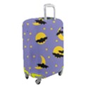 Bats With Yellow Moon Luggage Cover (Small) View2