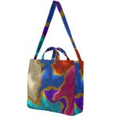 Shimmer Square Shoulder Tote Bag by kiernankallan