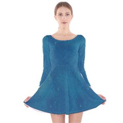 Raindrops Long Sleeve Velvet Skater Dress by kiernankallan