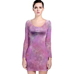 Bubbles Long Sleeve Velvet Bodycon Dress by kiernankallan