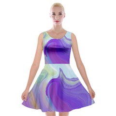 Good Vibrations Velvet Skater Dress by kiernankallan