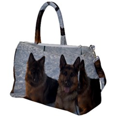 2 German Shepherds Duffel Travel Bag by SomethingForEveryone