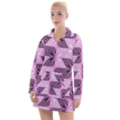 Abstract Women s Long Sleeve Casual Dress by Sparkle