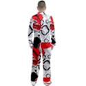 Modern art Men s Long Sleeve Satin Pajamas Set View2