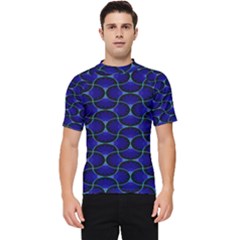 Abstract Geo Men s Short Sleeve Rash Guard by Sparkle