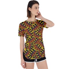 Modern Zippers Perpetual Short Sleeve T-shirt by Sparkle