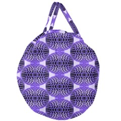 Modern Globes Giant Round Zipper Tote by Sparkle