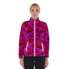 Flowers Grow And Peace Also For Humankind Winter Jacket by pepitasart