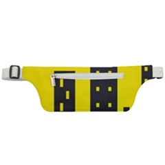 Skyline-city-building-sunset Active Waist Bag by Sudhe