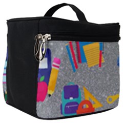 80s And 90s School Pattern Make Up Travel Bag (big) by NerdySparkleGoth