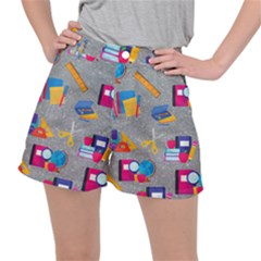 80s And 90s School Pattern Ripstop Shorts by NerdySparkleGoth