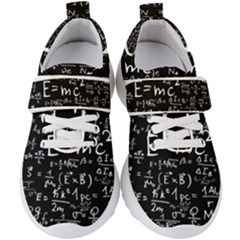 Science-albert-einstein-formula-mathematics-physics-special-relativity Kids  Velcro Strap Shoes by Sudhe