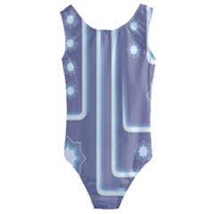 Pattern-non-seamless-background Kids  Cut-out Back One Piece Swimsuit by Sudhe